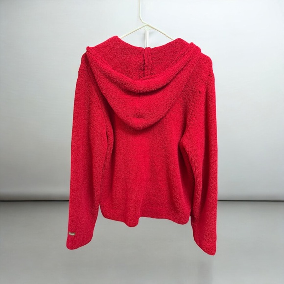 Women's Columbia Red Zip-Up Hooded Sweater Size Large Hoodie - Picture 2 of 5